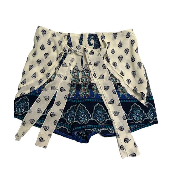 NWT Micas Tropical Print Knot Skort Shorts Size *(Medium) - Picture 11 of 11